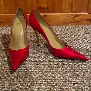 Stuart Weitzman - red patent leather heels